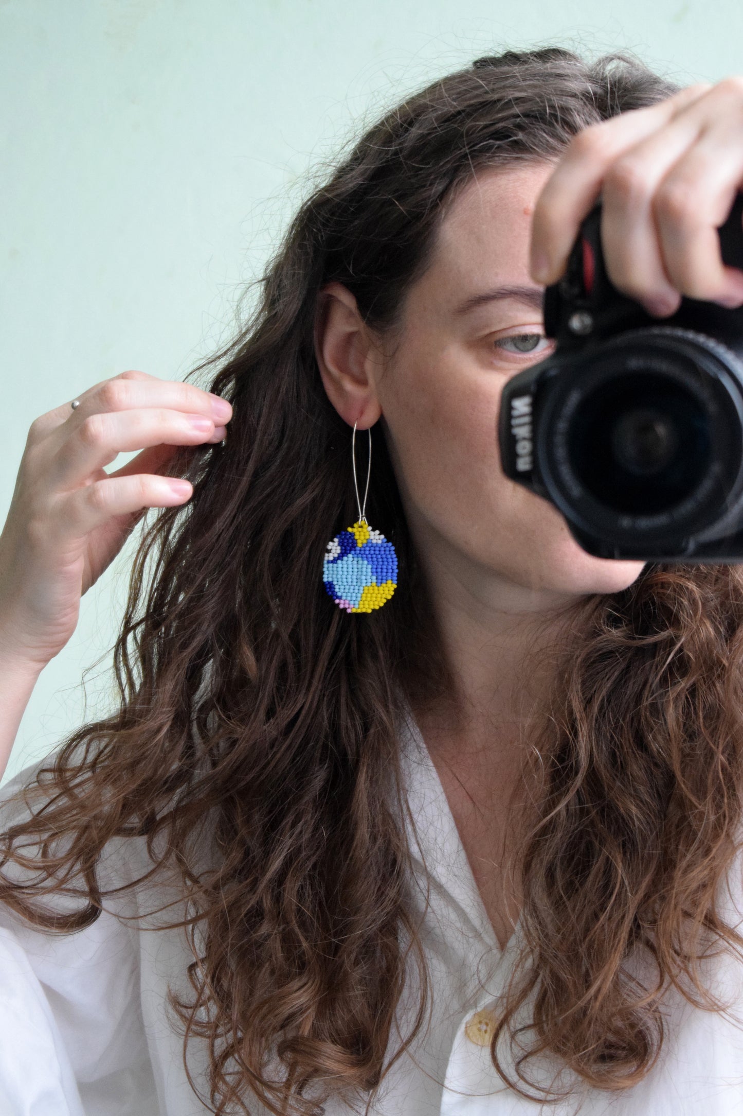 Circle earrings