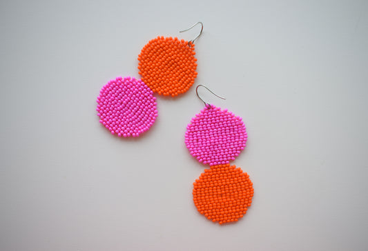 Fuchsia/Orange circle