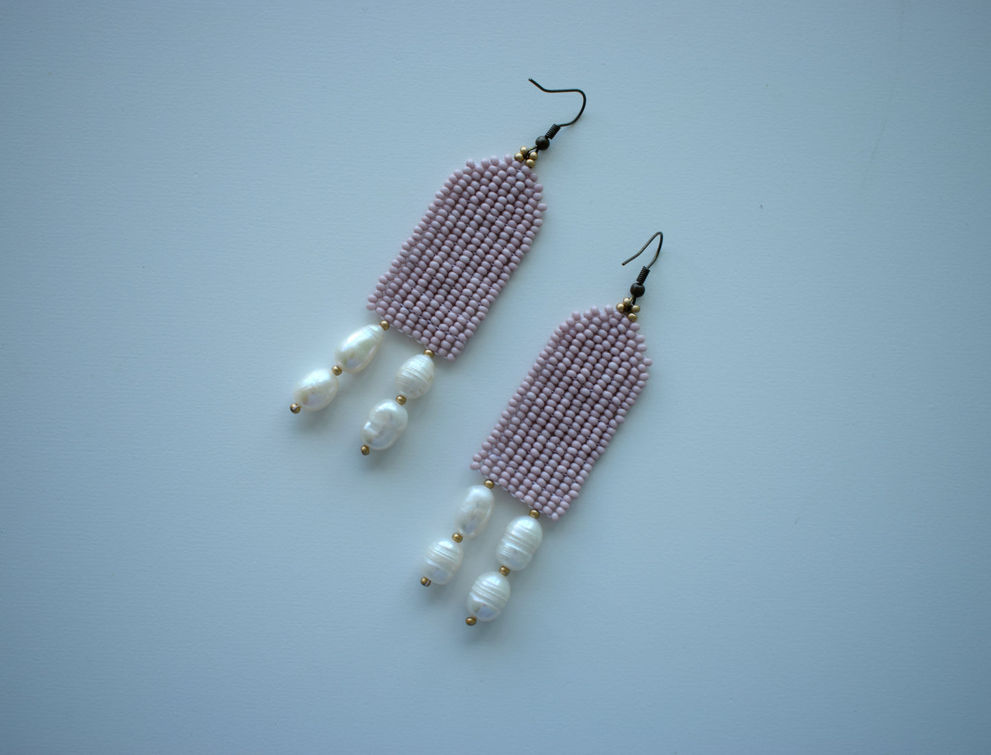 Ecru earrings #92