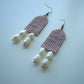 Ecru earrings #92