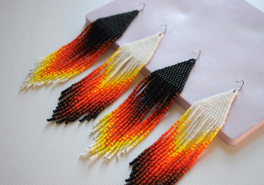 Native american beaded earrings