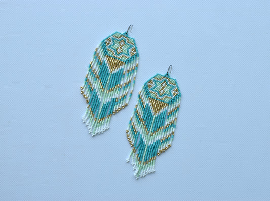 Native american beaded earrings