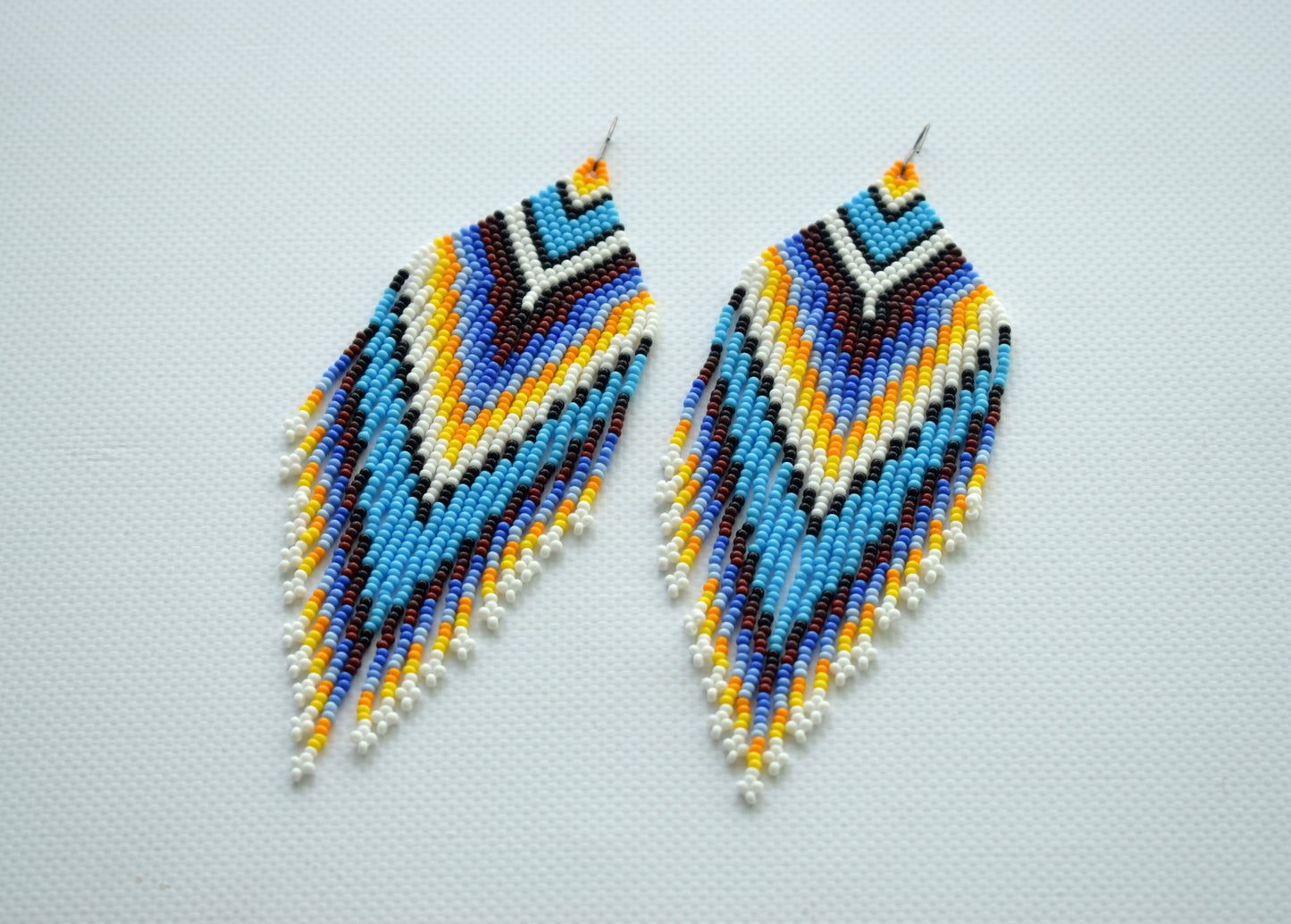 Native style beaded earrings