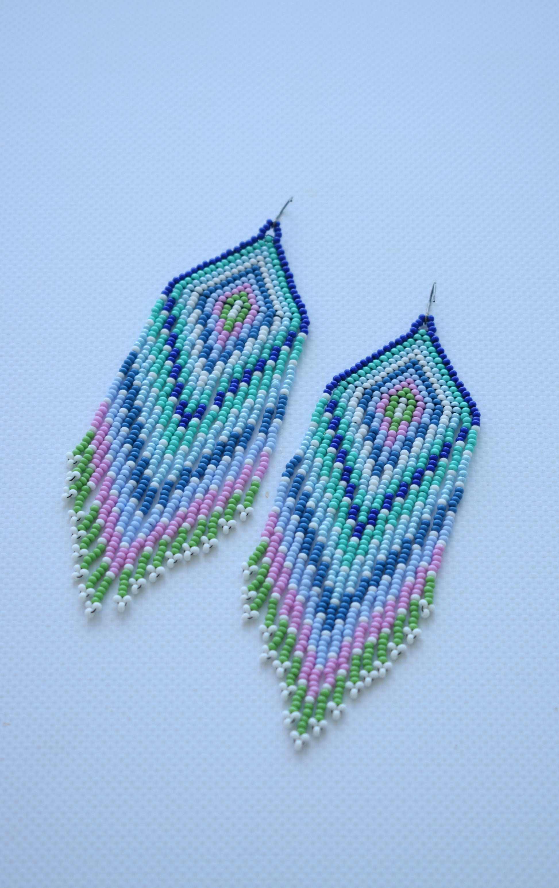 Seed bead earrings