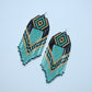 Tribal beaded earrings