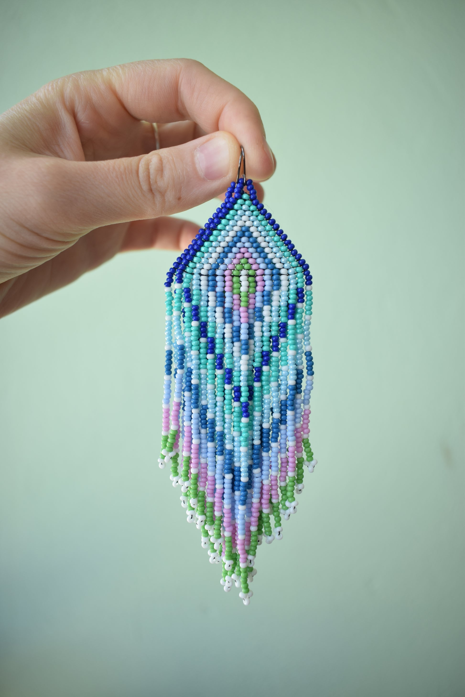 Bohemian beaded earrings