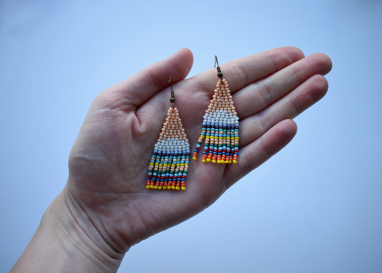 Mountains beaded earrings