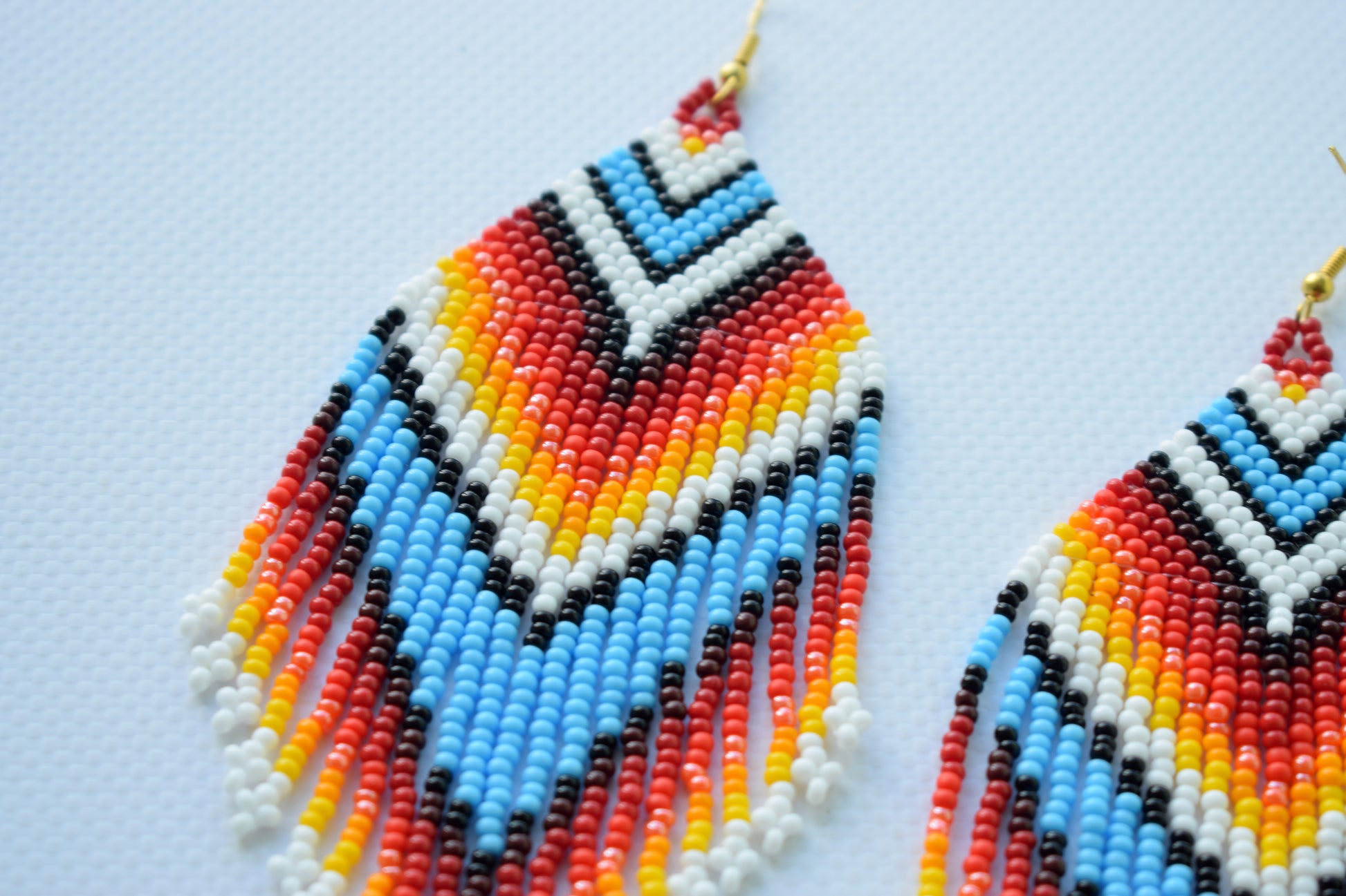 Native american beaded earrings