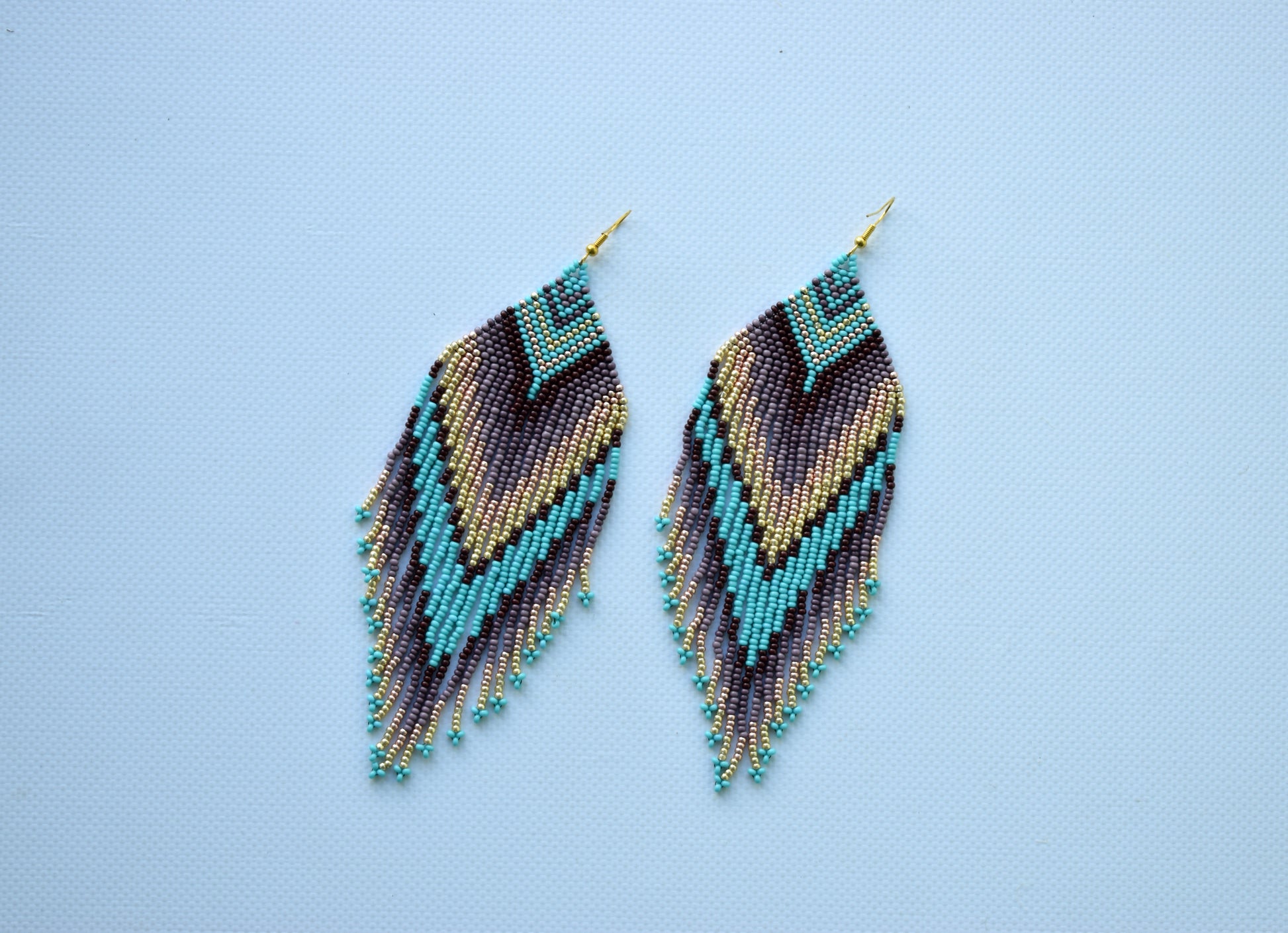 Mexican beaded earrings