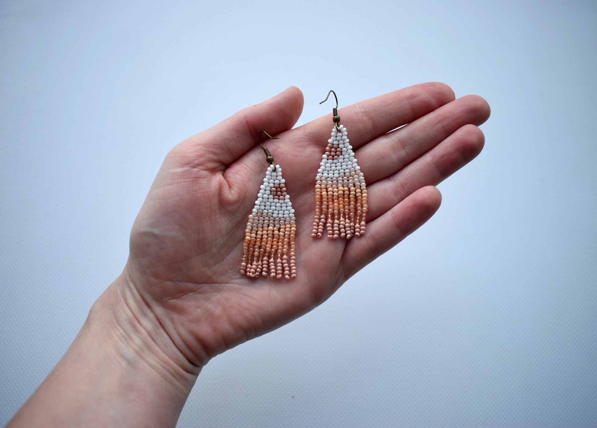 Mountains beaded earrings