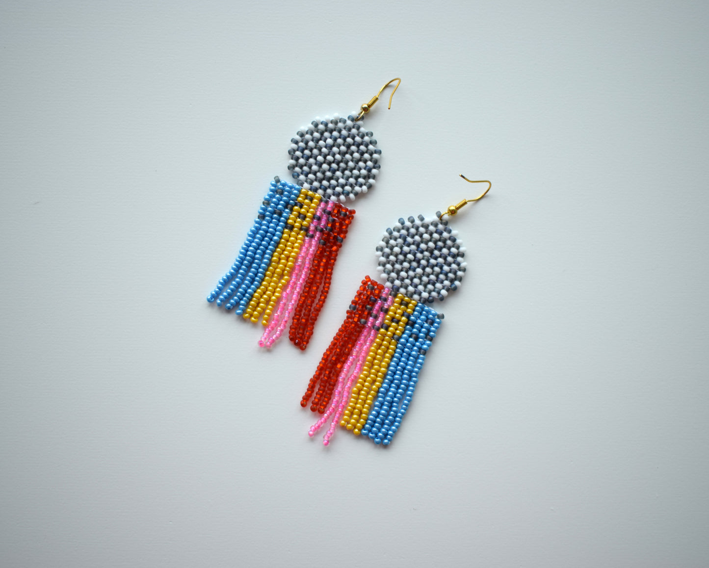 Seed bead earrings