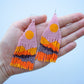 Mountains beaded earrings