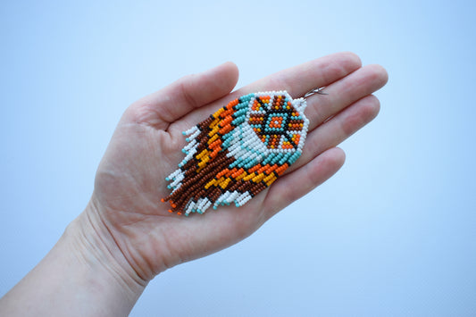 Native american beaded earrings