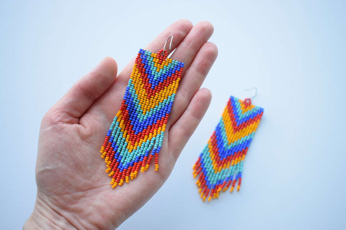 Native american beaded earrings