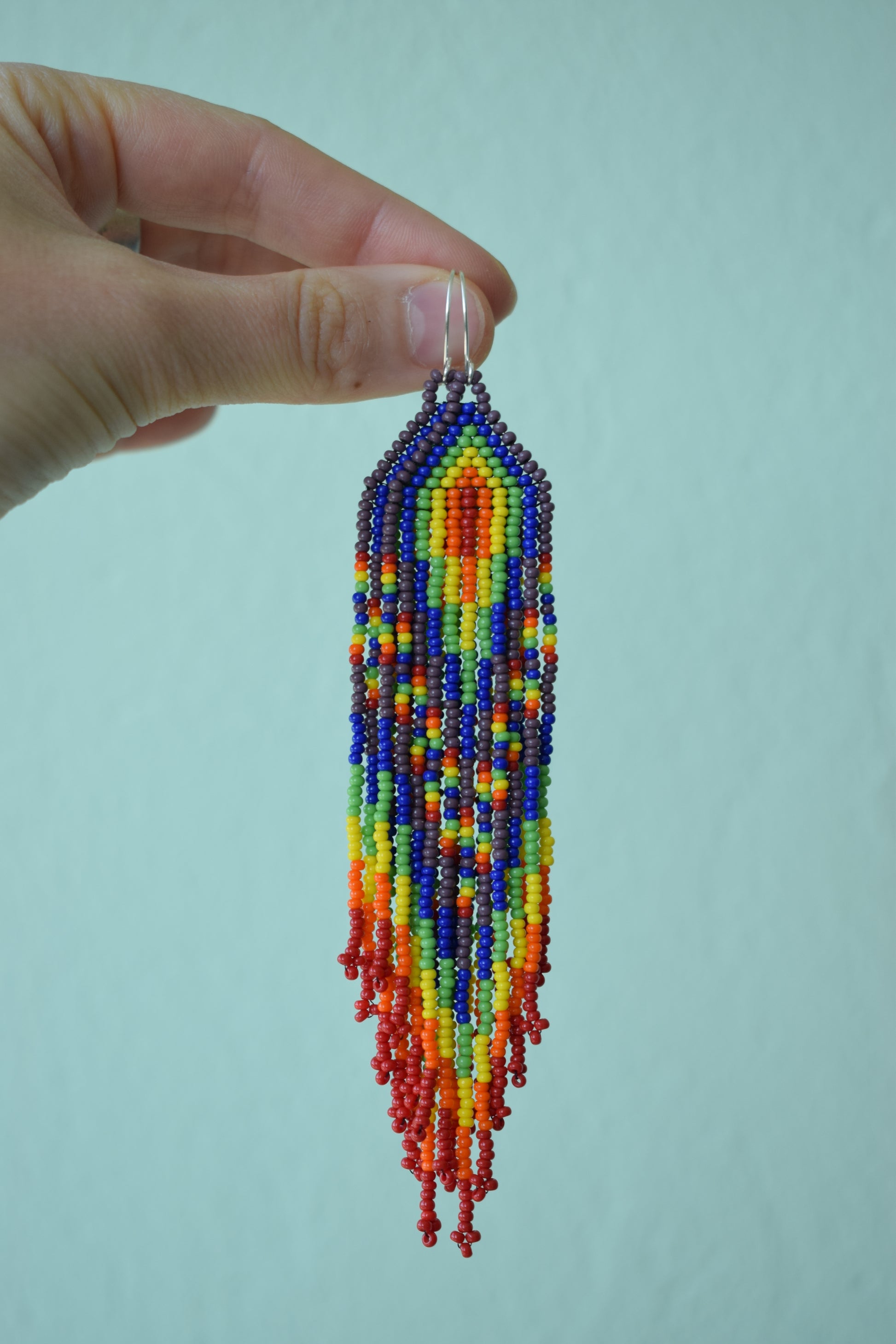 Lgbt beaded earrings