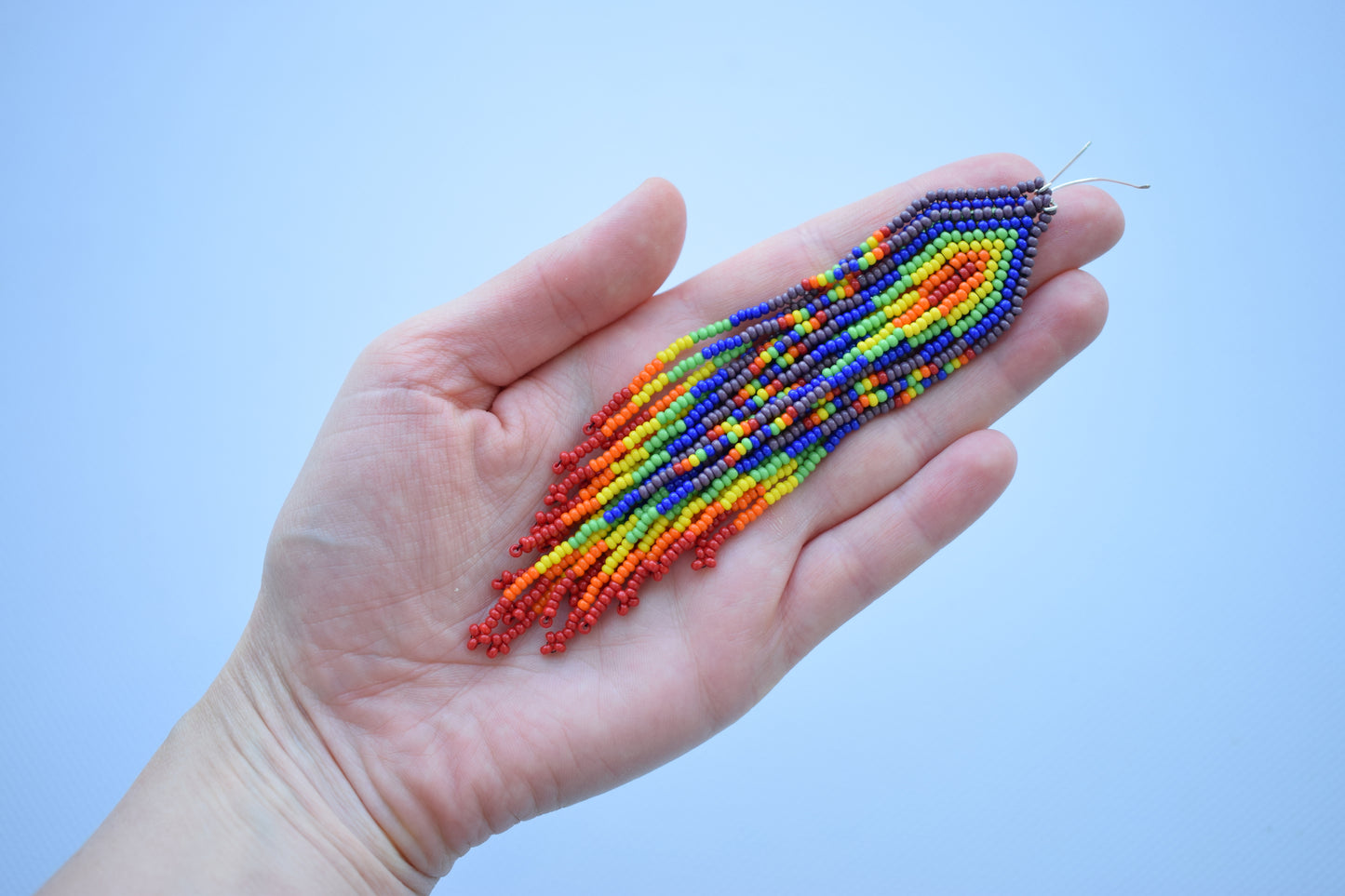 Lgbt beaded earrings