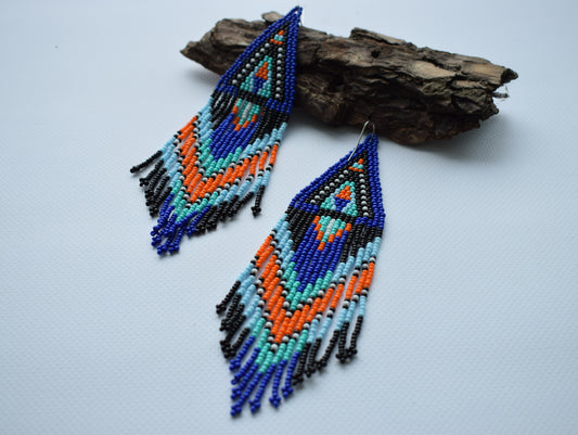 Native american beaded earrings