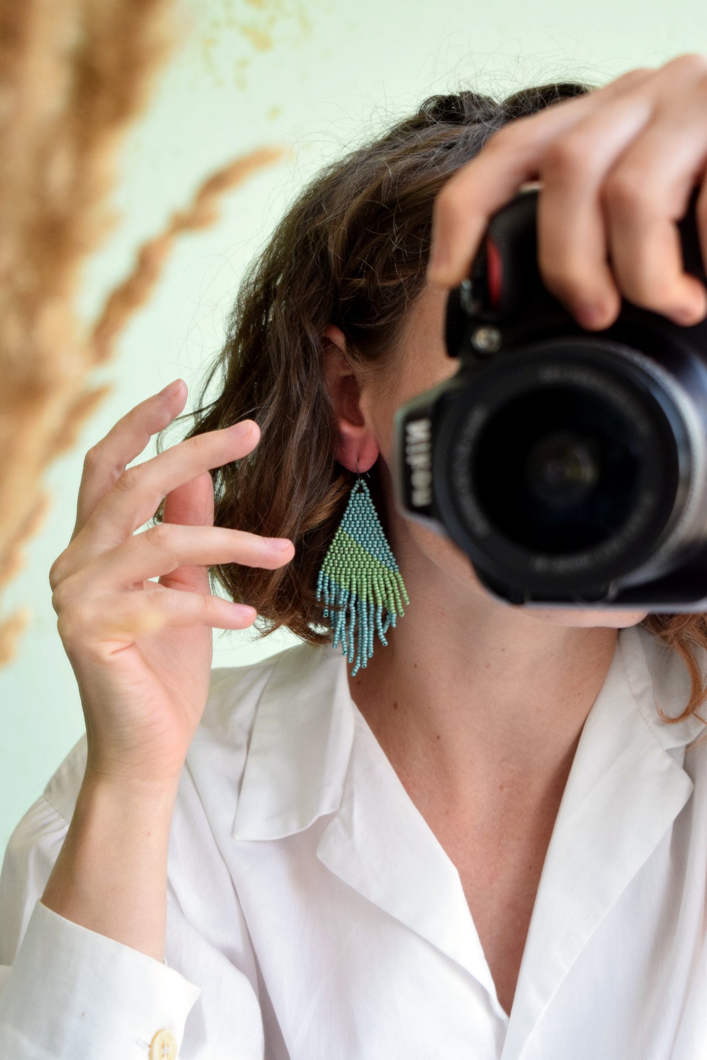 Mint and Turquoise earrings