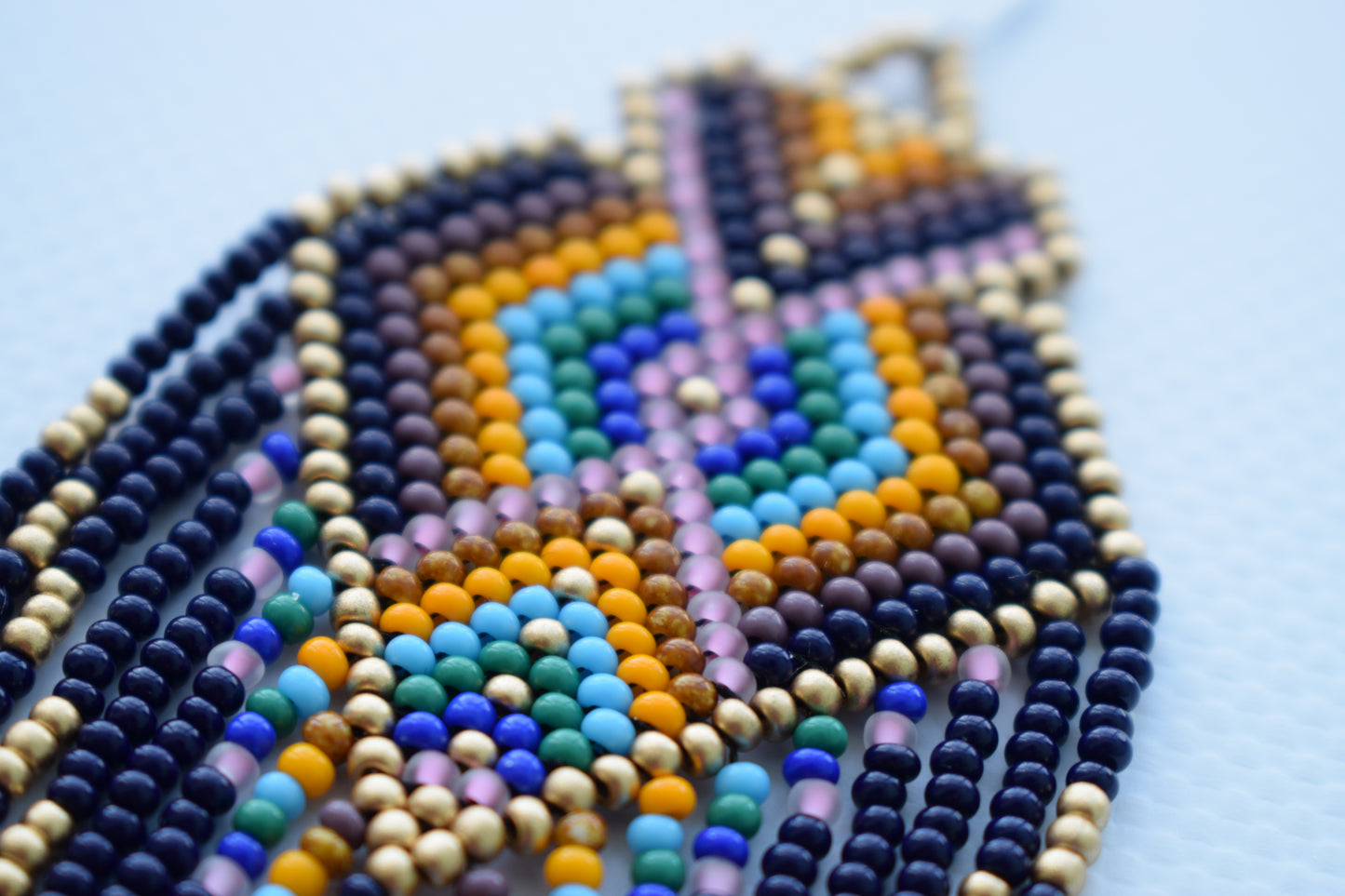 Tribal beaded earrings