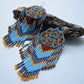 Tribal beaded earrings