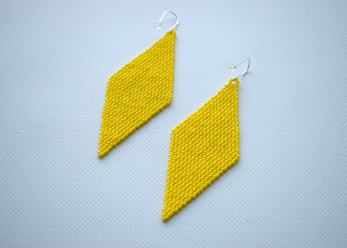 Yellow earrings