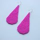 Fuchsia pink earrings