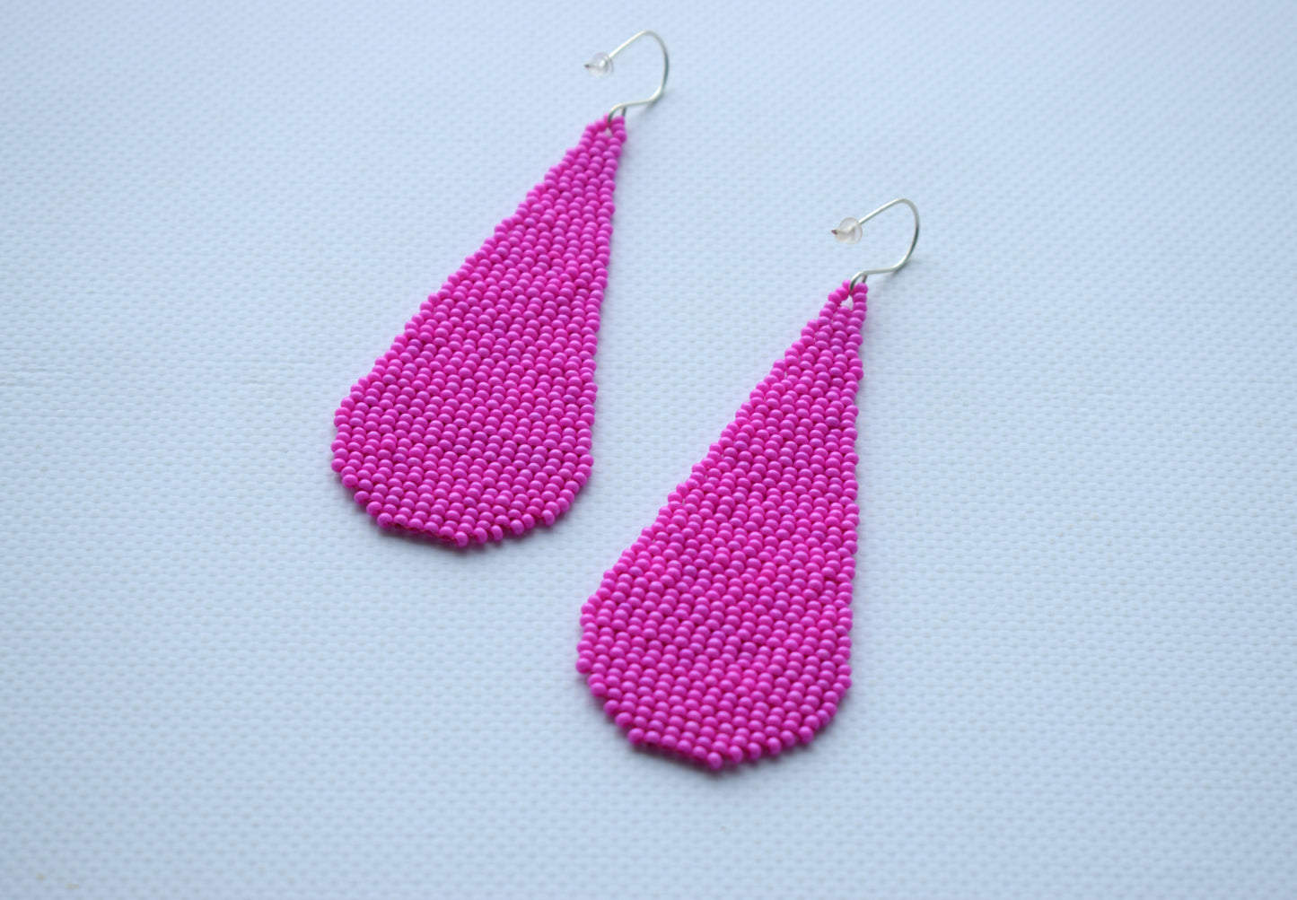 Fuchsia pink earrings