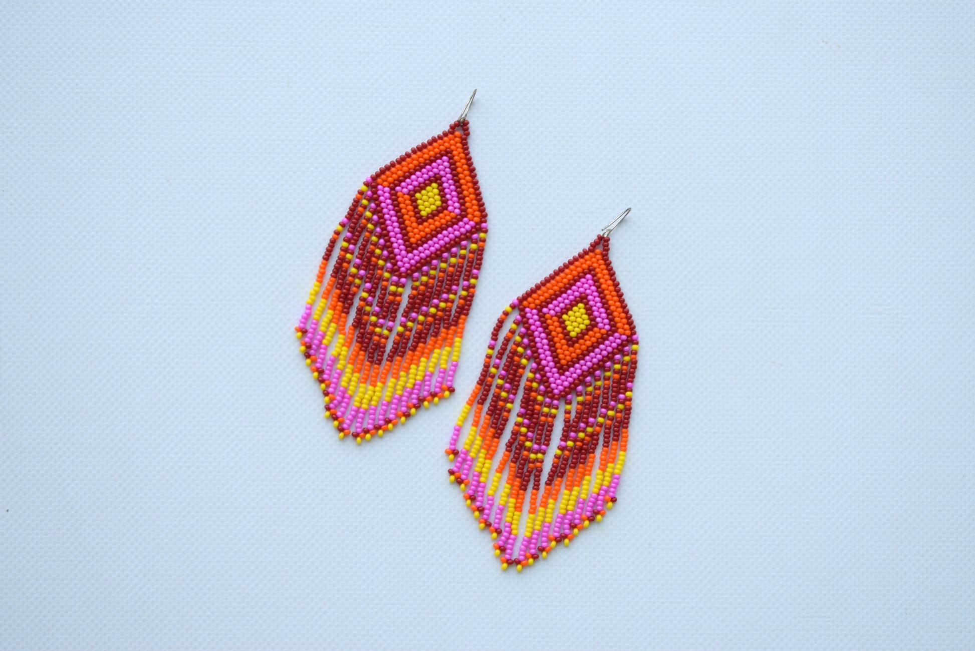 Bohemian beaded earrings