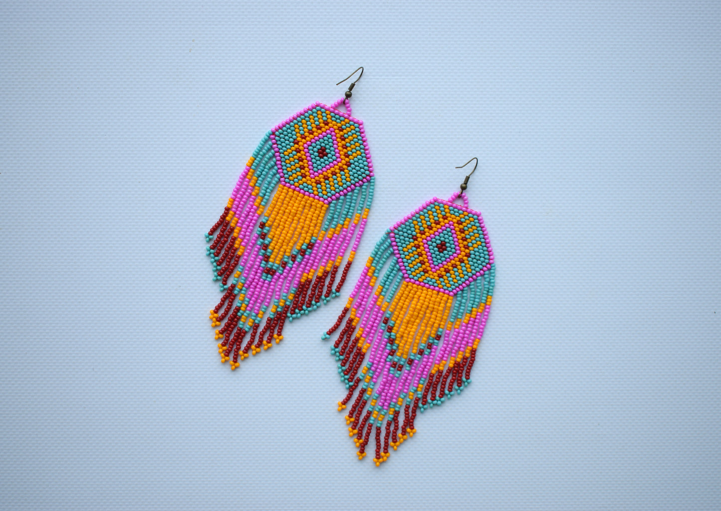 Mexican beaded earrings