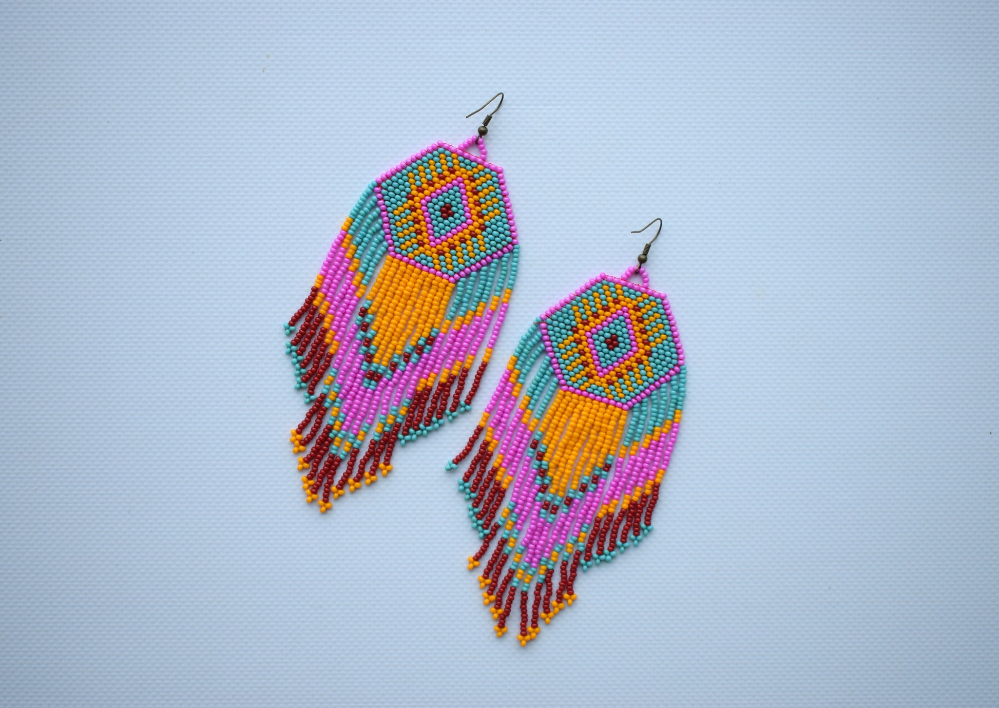 Mexican beaded earrings