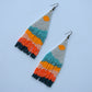 Sunrise beaded earrings