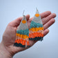 Mountains beaded earrings