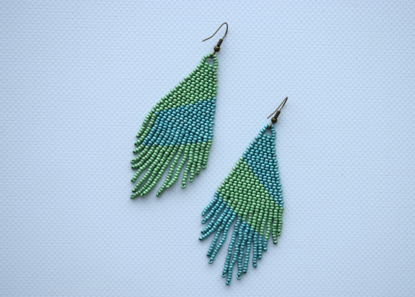 Mint and Turquoise earrings