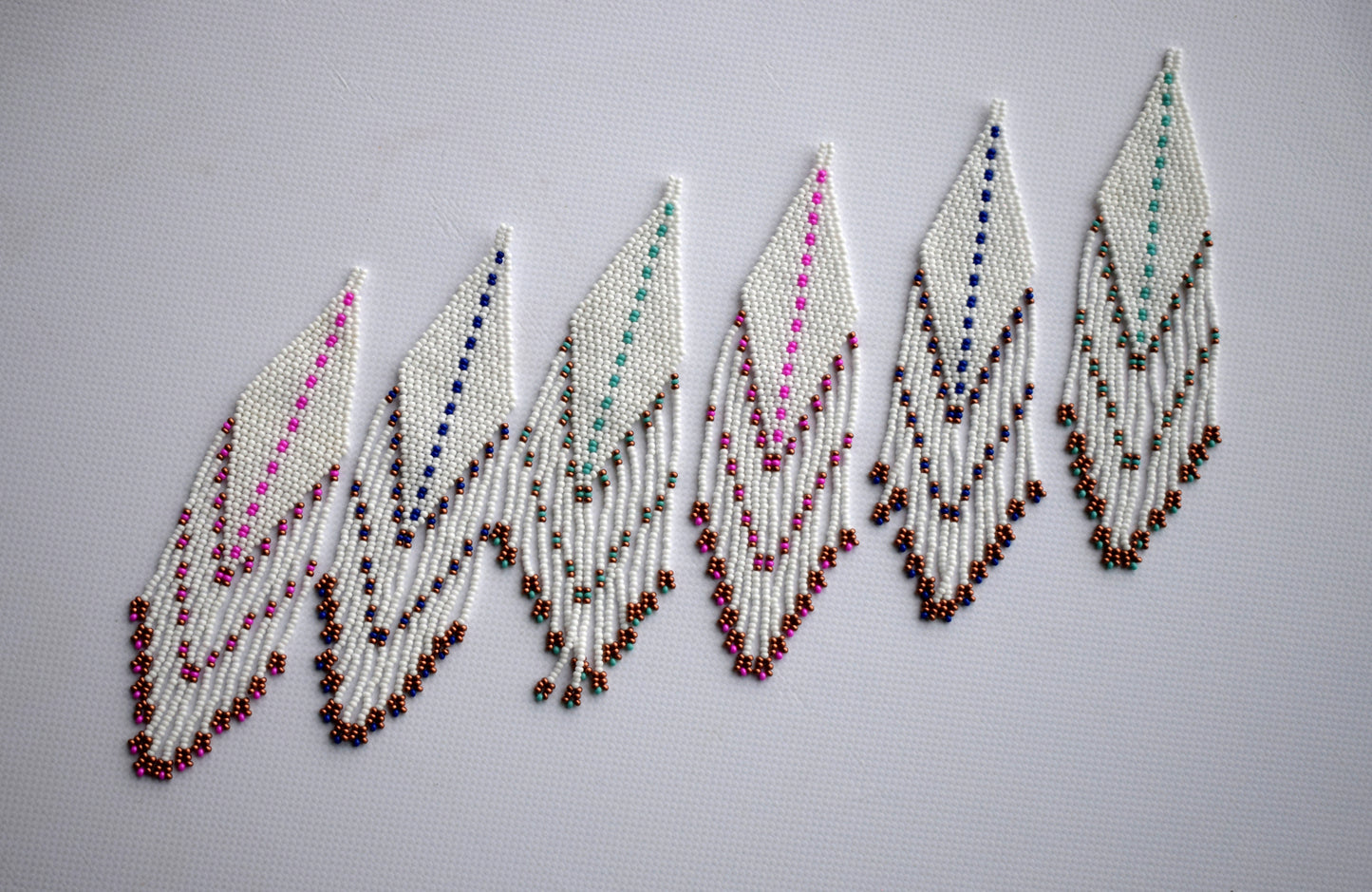 Minimalist beaded earrings