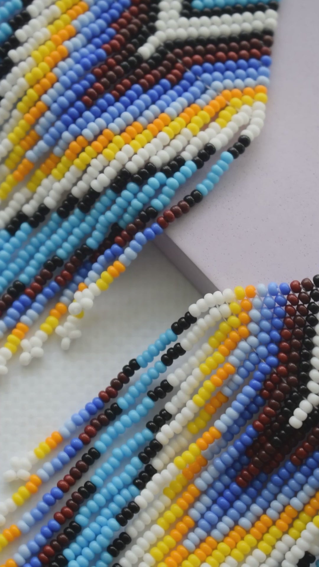 Mexican beaded earrings